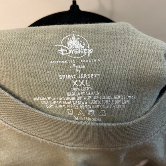 Disney Disneyland Resort Spirit Jersey Adult XXL Green Tie Dye Shirt Long Sleeve - Picture 6 of 6